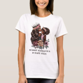 Snygg Black Mamma och Dotter (3) T Shirt