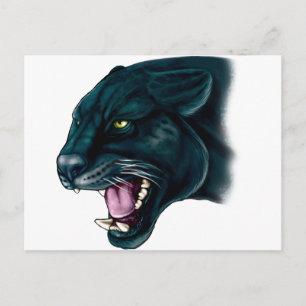 Snygg Black Panther Vykort