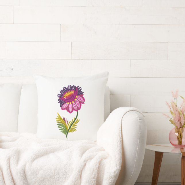 Snygg blomma kudde (Soffa)