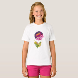 Snygg blomma t shirt