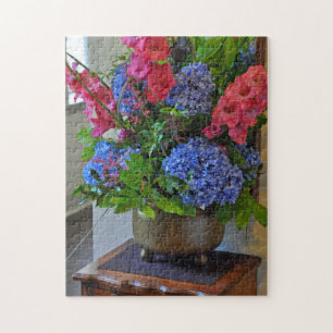Snygg blommigt arrangemang pussel