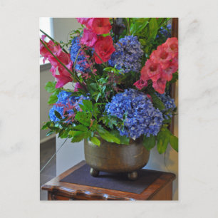 Snygg blommigt arrangemang vykort