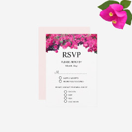Snygg Blommigt Bröllop OSA Kort