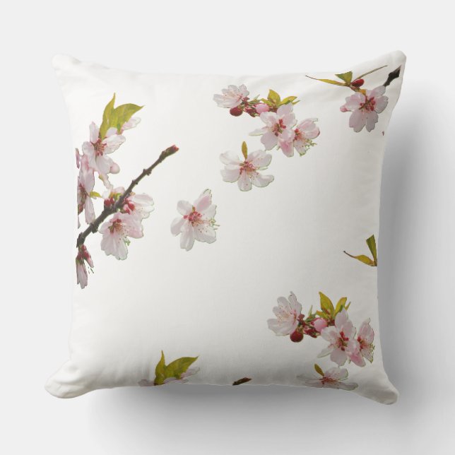 Snygg Blommigt Decor Cushion Kudde (Framsida)