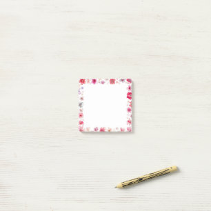 Snygg Blommigt efter IT-anteckningar Post-it Block