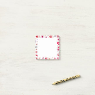 Snygg Blommigt efter IT-anteckningar Post-it Block