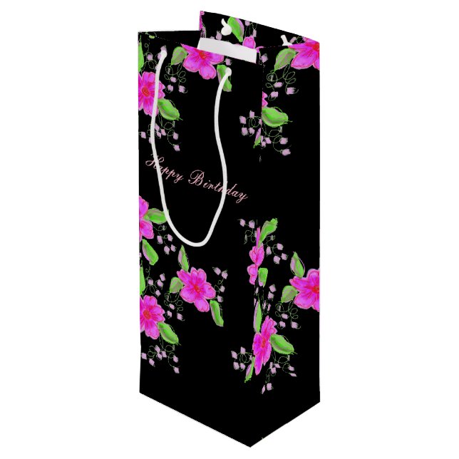 Snygg Blommigt för Rosa (Baksidan Vinklad)