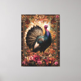 Snygg Blommigt för Turkiet Canvastryck