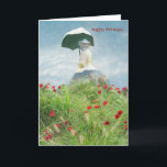 Snygg Blommigt Kvinnor med Parasol Monet Tradition Kort<br><div class="desc">I stil i Claude Monet finns ett vackert Grattis på födelsedagen - många möjligheter att anpassa sig. Det påminner om en pressionistisk arbetsyta. Njut!</div>