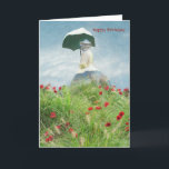 Snygg Blommigt Kvinnor med Parasol Monet Tradition Kort<br><div class="desc">I stil i Claude Monet finns ett vackert Grattis på födelsedagen - många möjligheter att anpassa sig. Det påminner om en pressionistisk arbetsyta. Njut!</div>