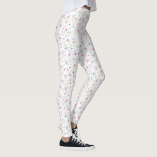 Snygg blommigt leggings
