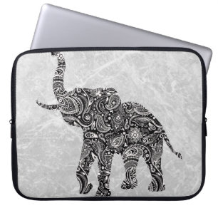 Snygg Blommigt Paisley Laptop Fodral