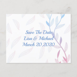 Snygg Blommigt Ram Meddelande Vykort