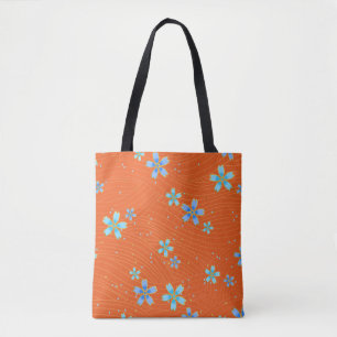 Snygg Blommigt Washi Tote Bag för alla Tillfälle Tygkasse