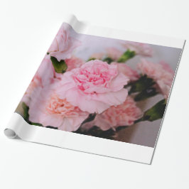 Snygg blomsterfotografi av rosa. presentpapper