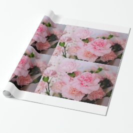Snygg blomsterfotografi av rosa. presentpapper