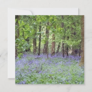Snygg Bluebell Wood Kort