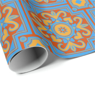 Snygg Boho Italienska Tile Presentpapper