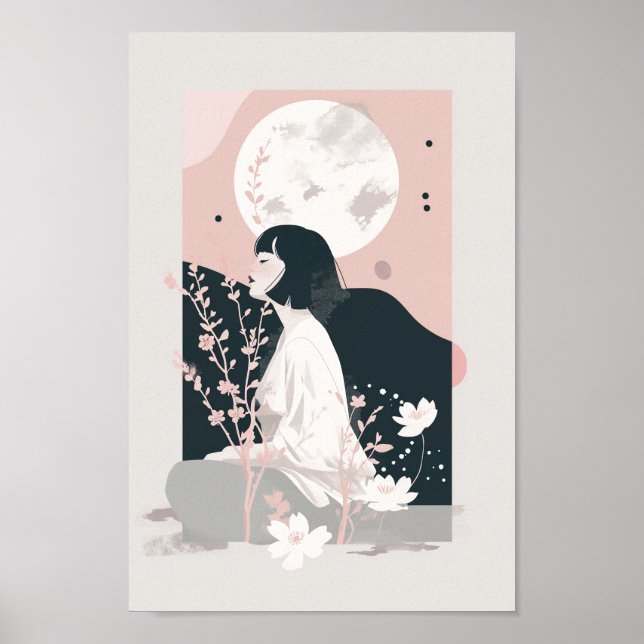 Snygg Boho Woman Poster (Framsidan)