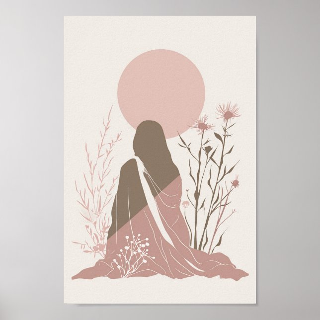 Snygg Boho Woman Poster (Framsidan)