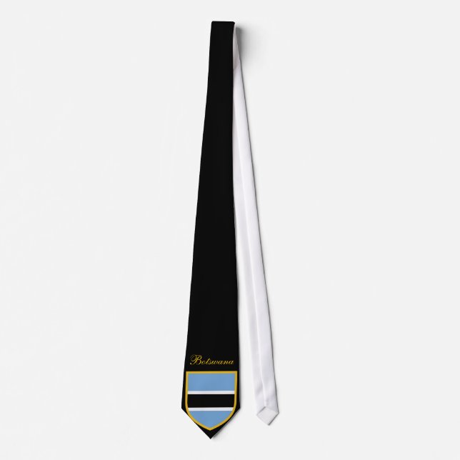 Snygg Botswana Flagga Neck Tie Slips (Framsida)