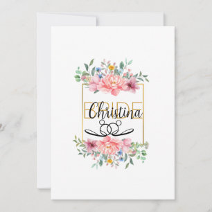 Snygg Bride som Möhippa Inbjudningar