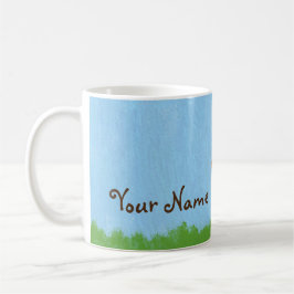 Snygg Brown Pudel Kaffemugg