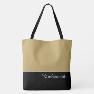 Snygg brudtärna-handväska tygkasse