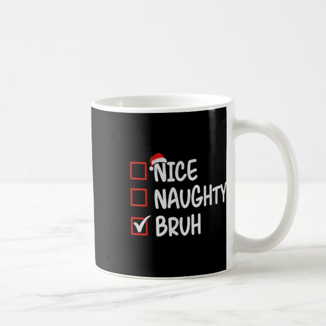 Snygg bruh Funny jul 1 Kaffemugg (Höger)