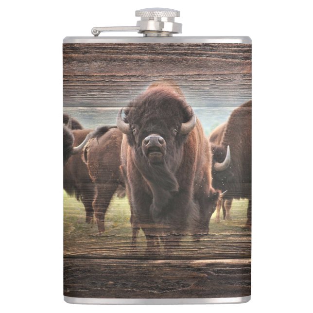 Snygg Buffalo Herd Fickplunta (Framsidan)