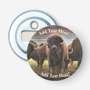 Snygg Buffalo Herd Flasköppnare