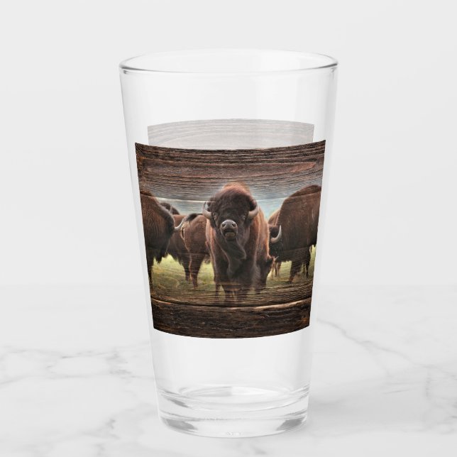 Snygg Buffalo Herd Glaskopp (Framsida)