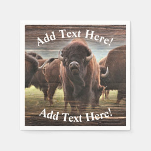 Snygg Buffalo Herd Pappersservett