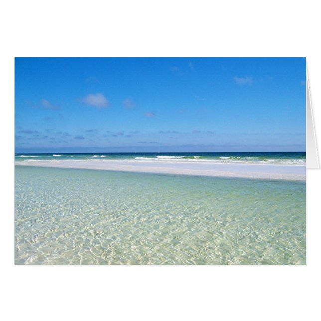 Snygg Bukt i Mexiko Hälsningskort (Framsidan Horizontal)