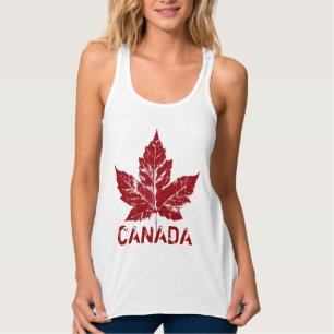 Snygg Canadadräkt Retro Kanada-souvenir Linne Med Racerback