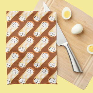 Snygg Cannoli Dessert Kökshandduk