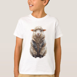 Snygg Cardigan Lamm Barn T Shirt