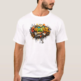 Snygg Carpenter Graffiti Verktyg Gatukonst T-Shirt