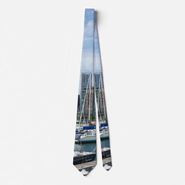 Snygg Chicago Harbor Neck Tie Slips (Framsida)
