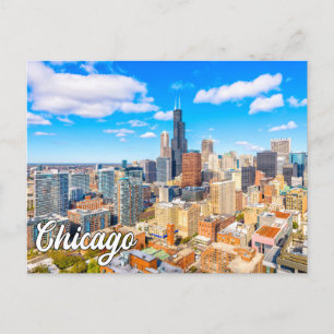 Snygg Chicago, Illinois, United Stater Vykort