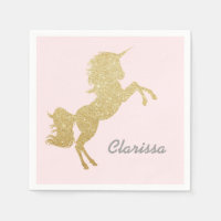 Snygg chick, girig guld glitter-encorn