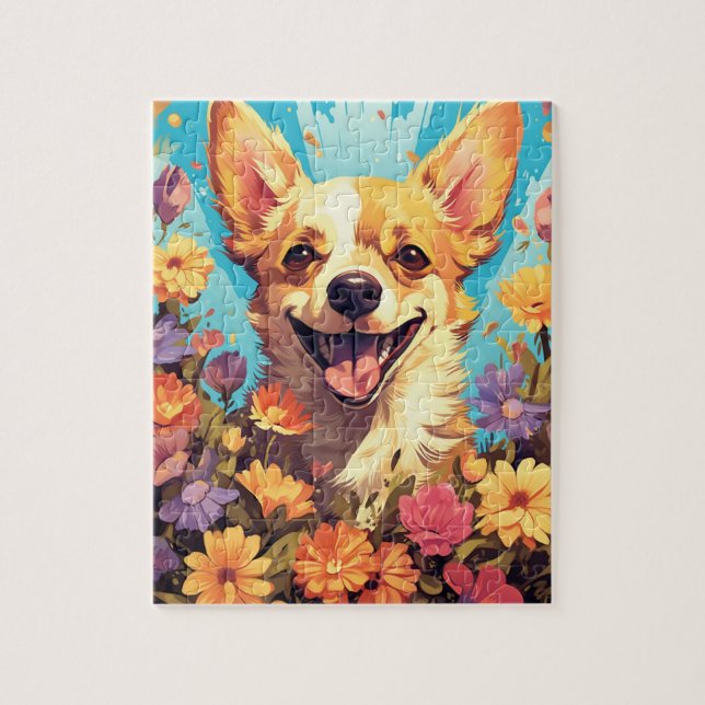 Snygg Chihuahua Hund Pussel (Vertikal)