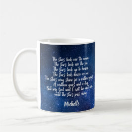 Snygg Christian Prayer Night Devotional Dikt Kaffemugg