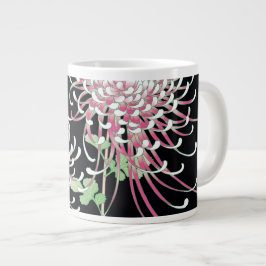 Snygg Chrysanthemum Bra Japansk Blommigt Jumbo Mugg