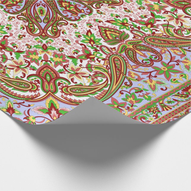 Snygg Colorful Struktur Presentpapper (Hörn)