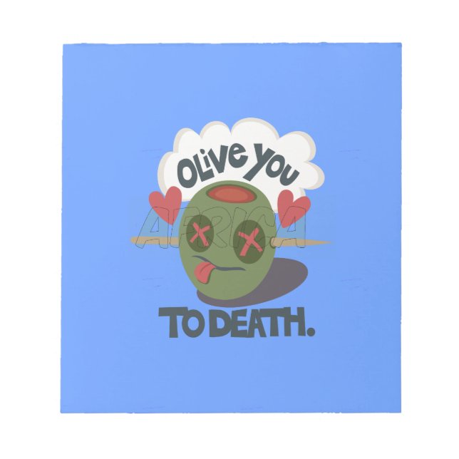 Snygg Coola I kärlek Afrika Art Anteckningsblock (Framsida)