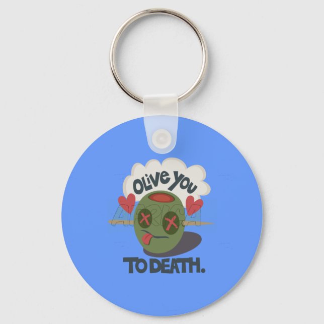 Snygg Coola I kärlek Afrika Art Nyckelring (Framsida)