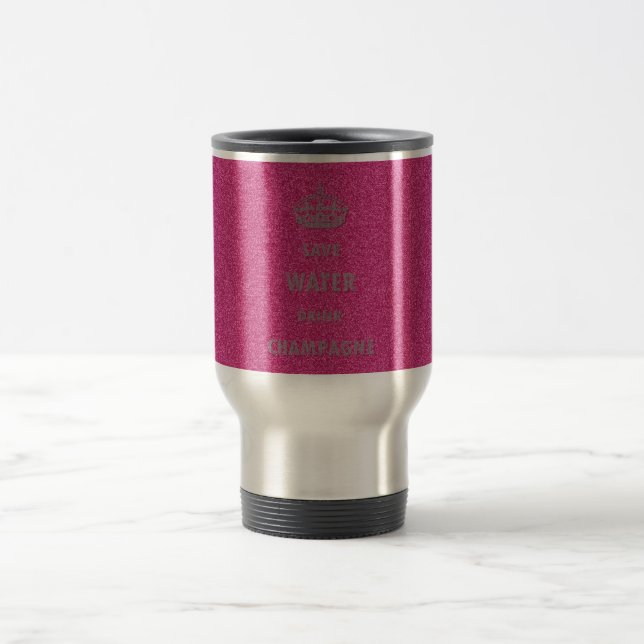 Snygg coola spara vatten dricker champagne cr resemugg (Center)