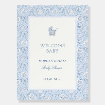 Snygg Couquette Kust Baby Shower Välkommen