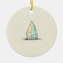 Snygg Crystal Tint Art Julgransprydnad Keramik